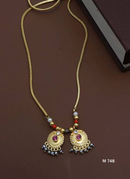 New Fancy Long Latest Mangalsutra Collection M 748